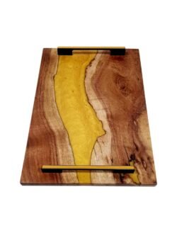 wooden serving tray