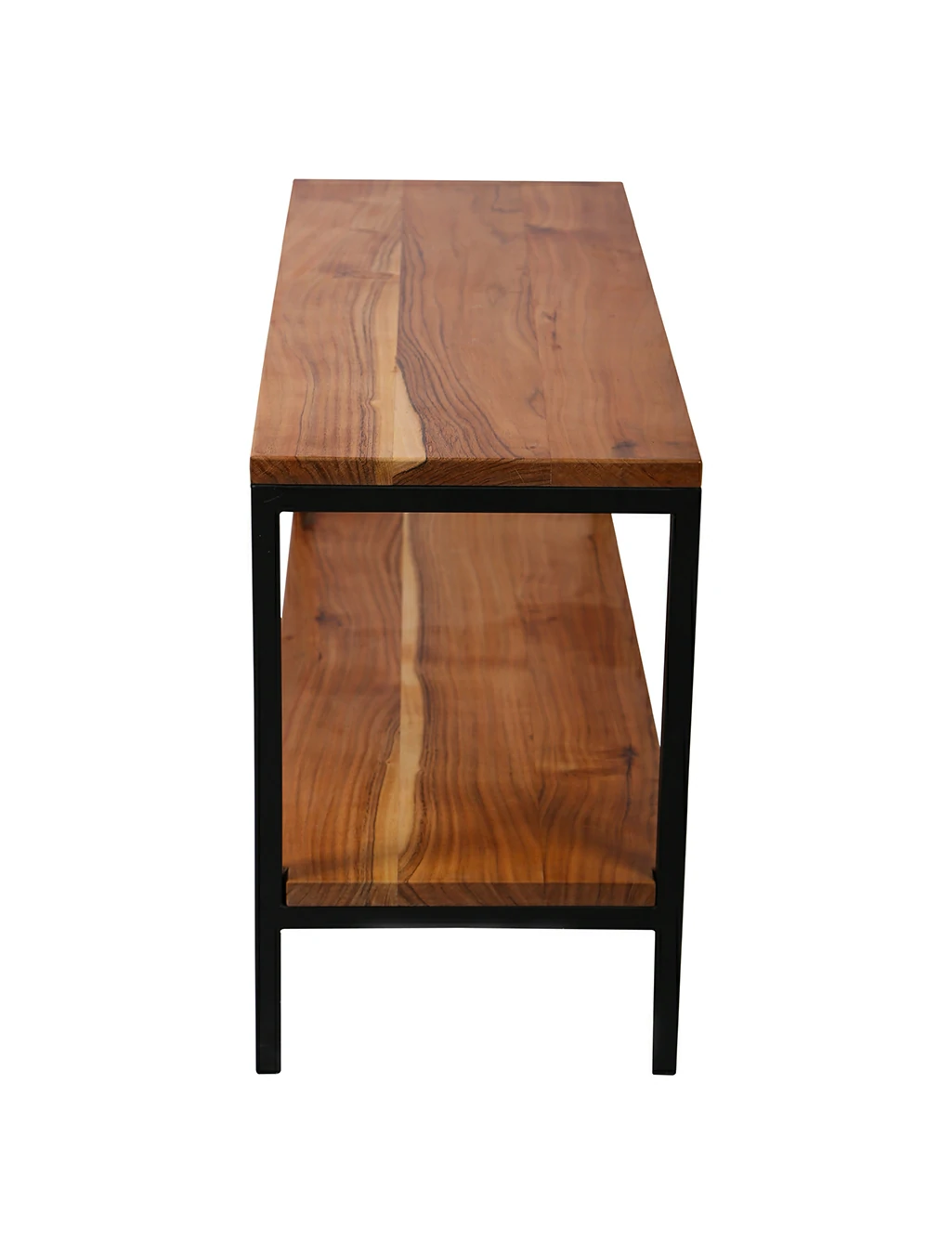 Premium Console Table 2 Tier | Solid Acacia Wood 2 Step Console Table - Image 4