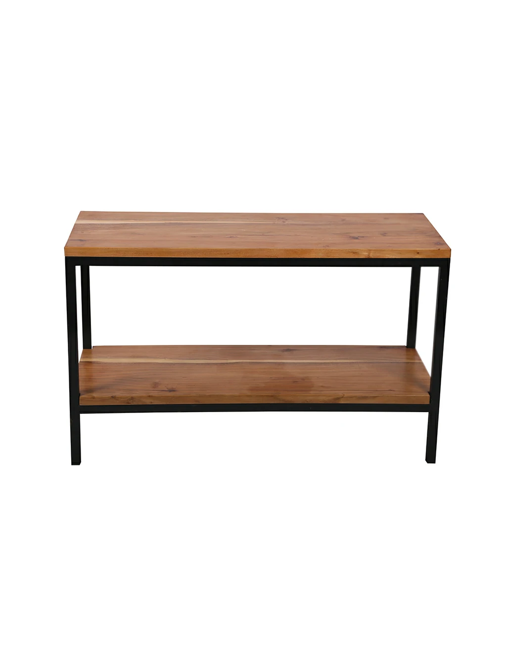Premium Console Table 2 Tier | Solid Acacia Wood 2 Step Console Table - Image 3
