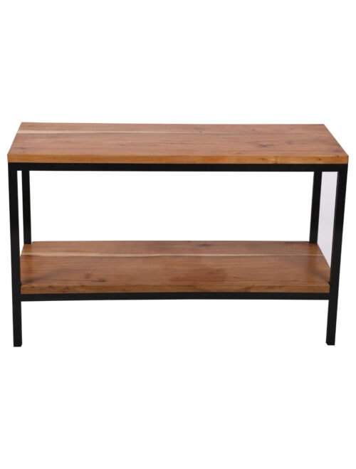 Premium Solid Wood 2 Tier Console Table for Everyday Use