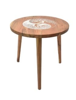 Solid-Wood-Side-Table-cone-shape-legs