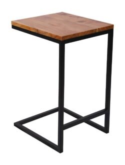square-solid-wood-side-table