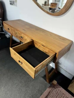 Buy 3-Drawer Solid Wood Console Table