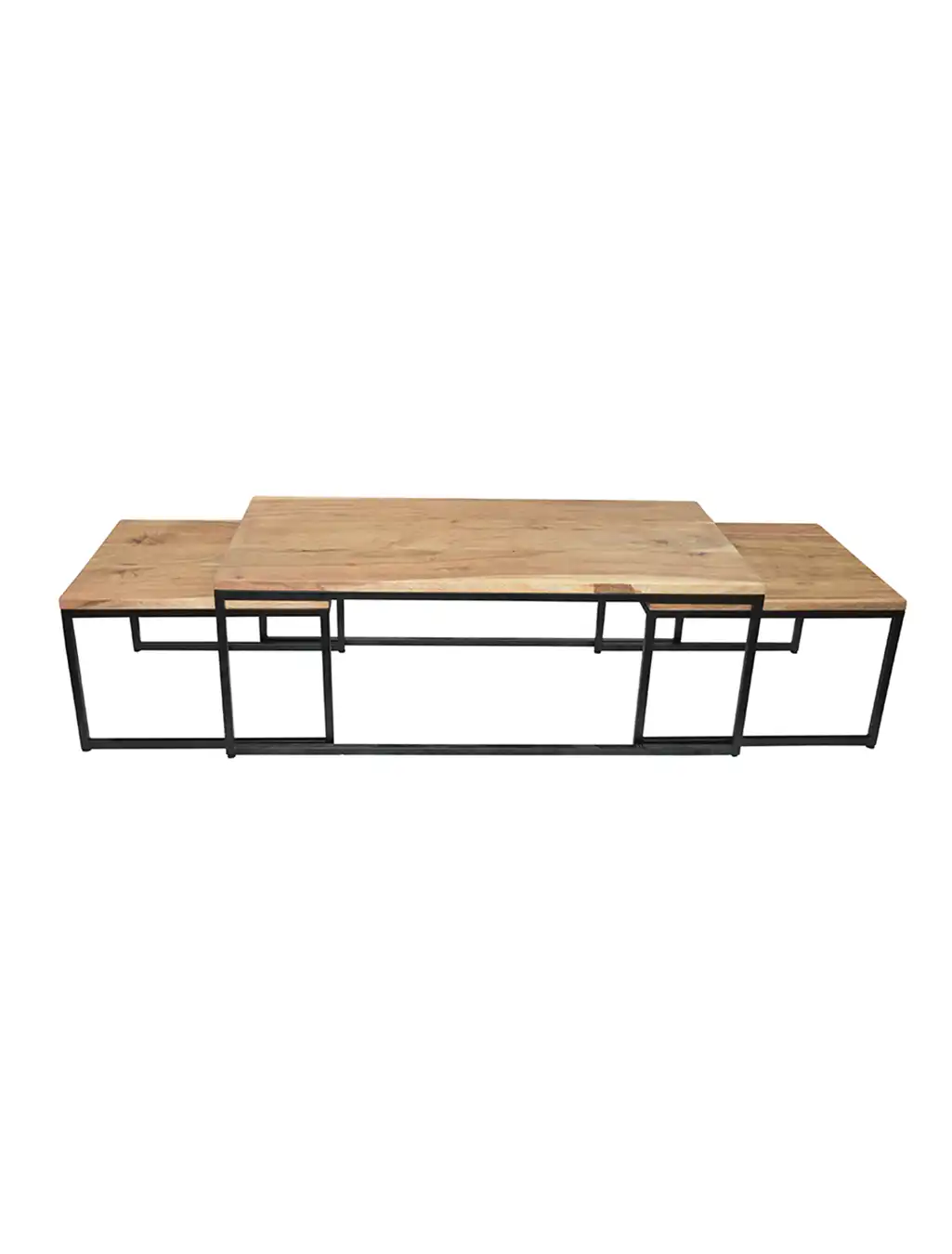 Premium Solid Acacia Wood Live Edge Center Table Design - Image 8