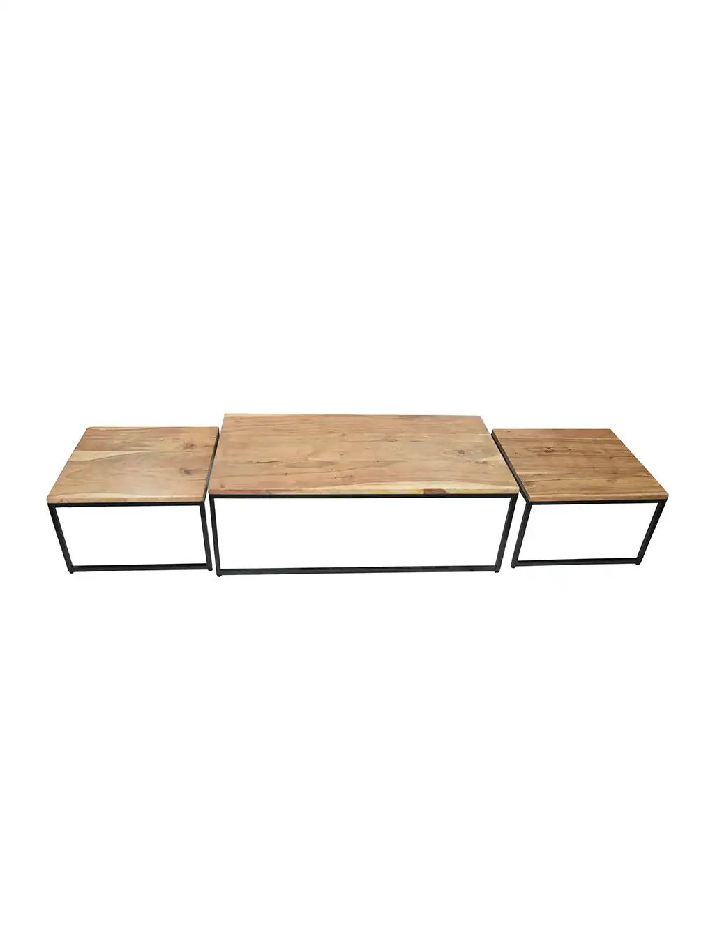 Premium Solid Acacia Wood Live Edge Center Table Design - Image 7