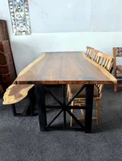 Solid Wood Rose Dining Table