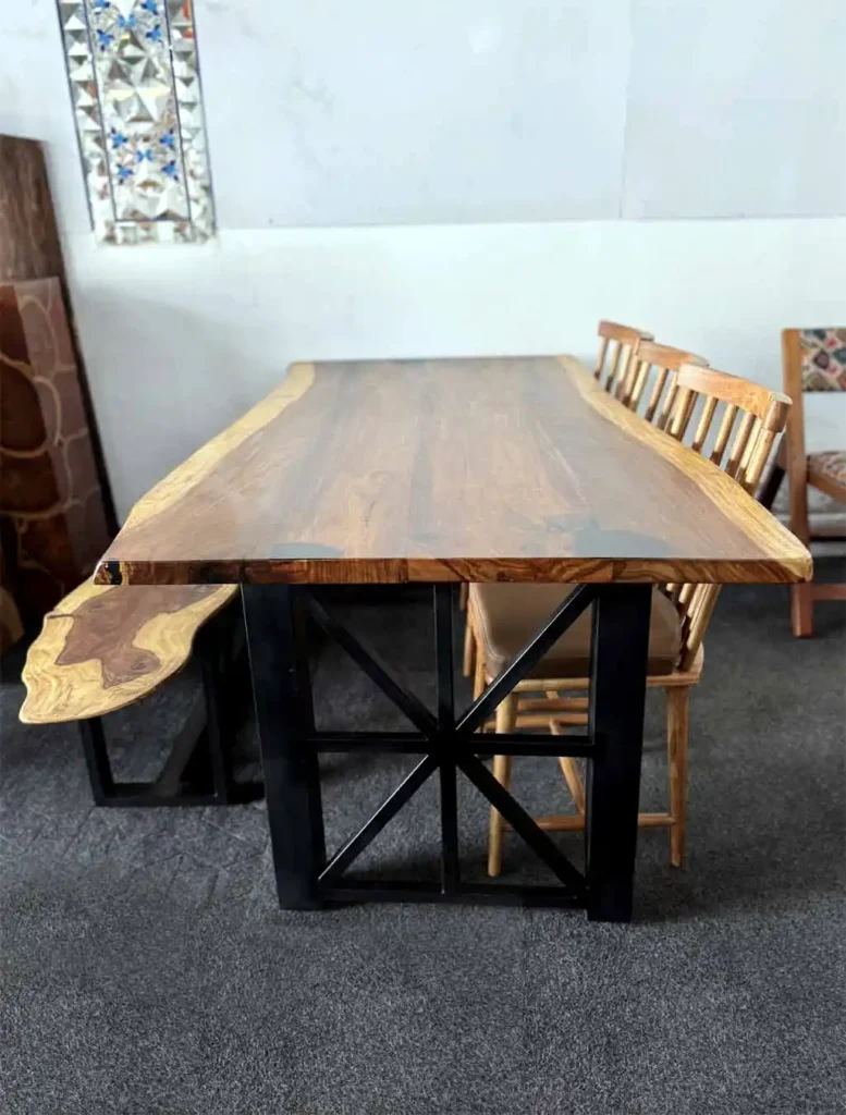 Solid Wood Rose Dining Table