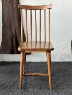 Spindle Back Wooden Chair