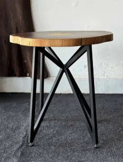 live edge coffee table Butterfly design legs