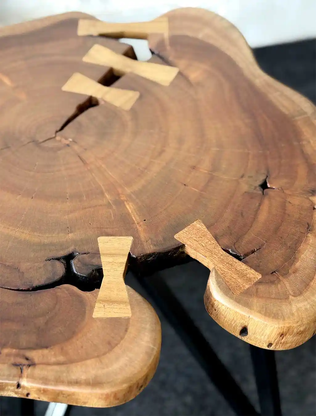 modern live edge table