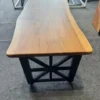 Elite Solid Acacia Wood Live Edge Bench
