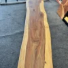 Solid Rose Wood Live Edge Bench