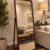 Solid Wood Full Length Standing Mirror Wooden Floor Mirror Pakistan