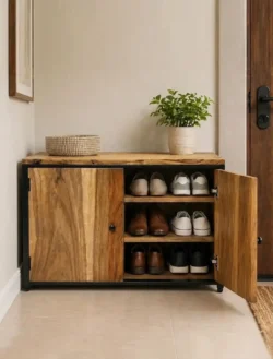 Wooden Sho Rack