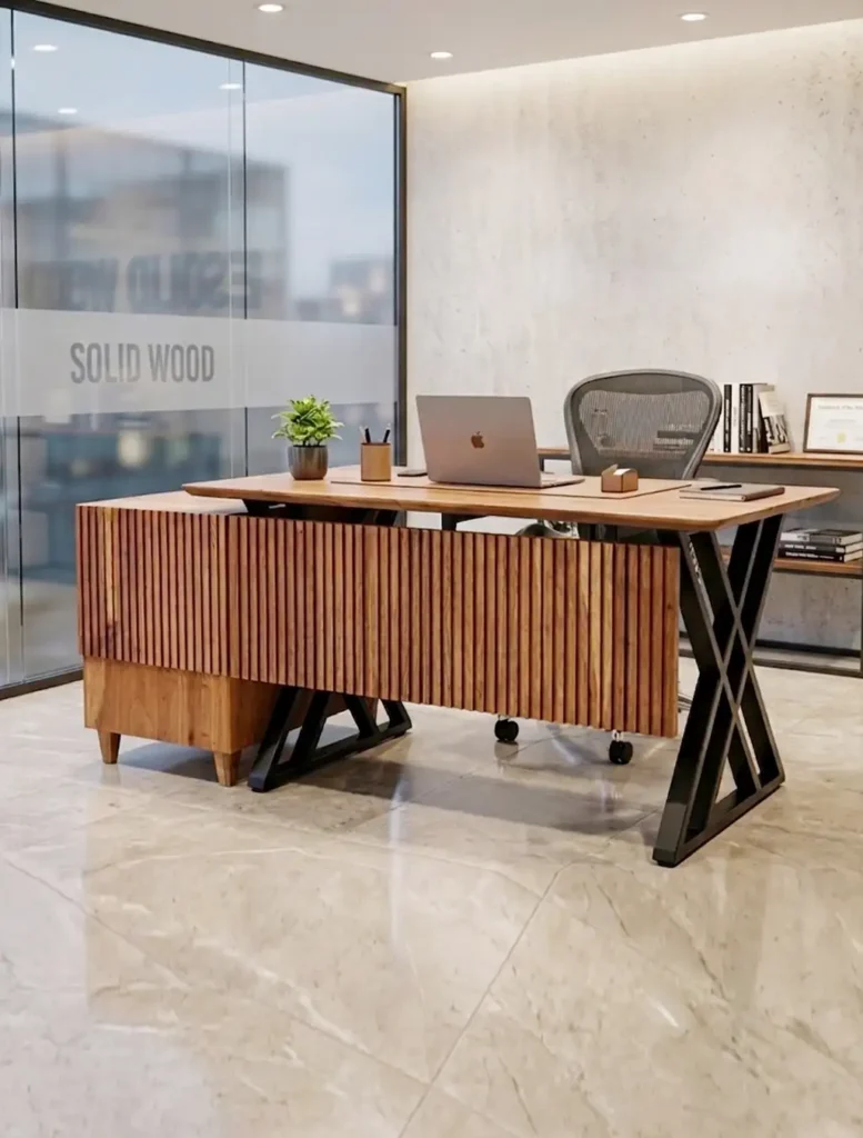 Solid Wood Office Tables Pakistan