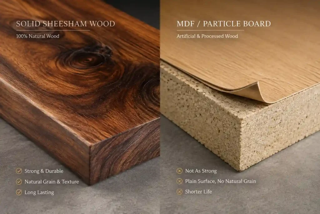 Custom Solid Wood vs. Engineered Wood