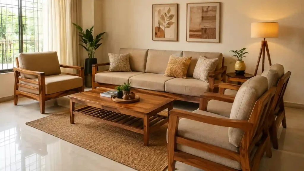 Solid Wood vs. MDF Sofa Sets in Pakistan