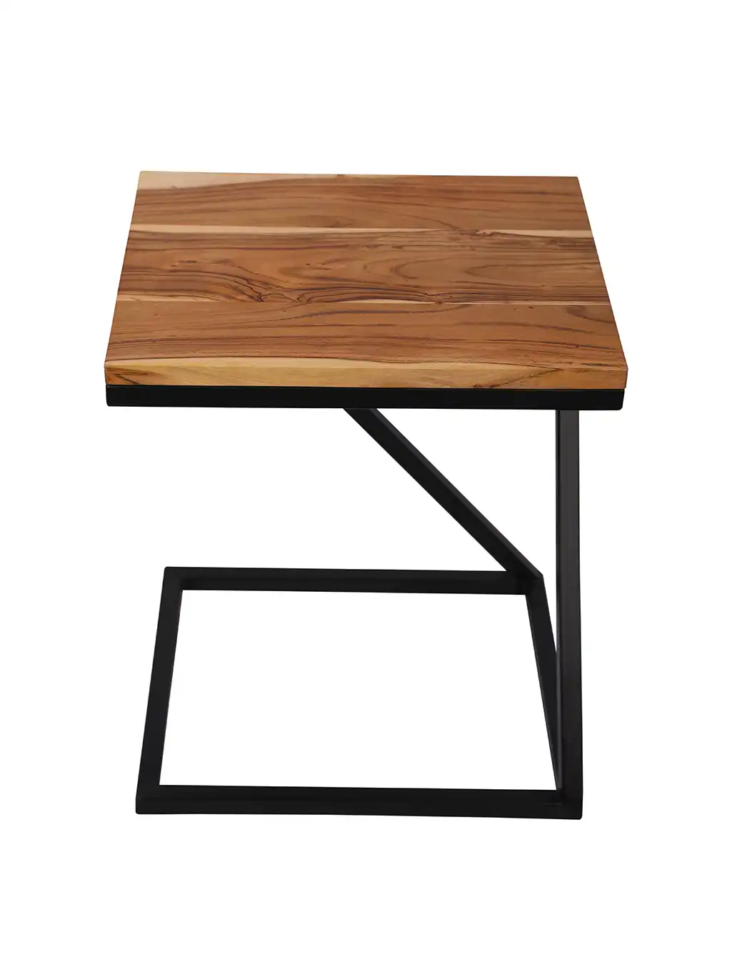 Compact rectangular coffee table