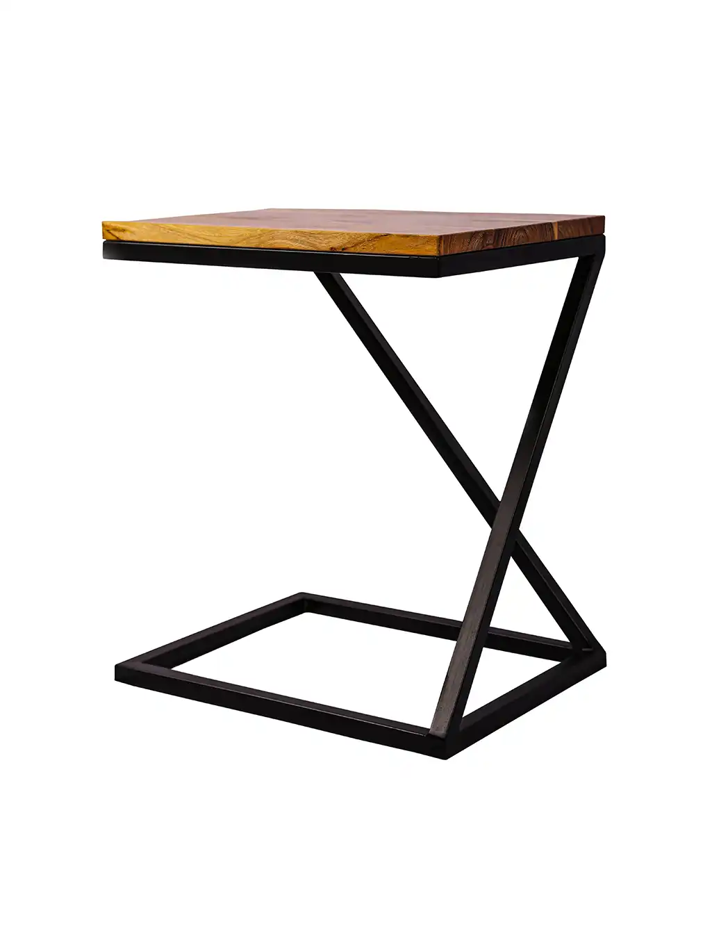 Rectangular wooden coffee table