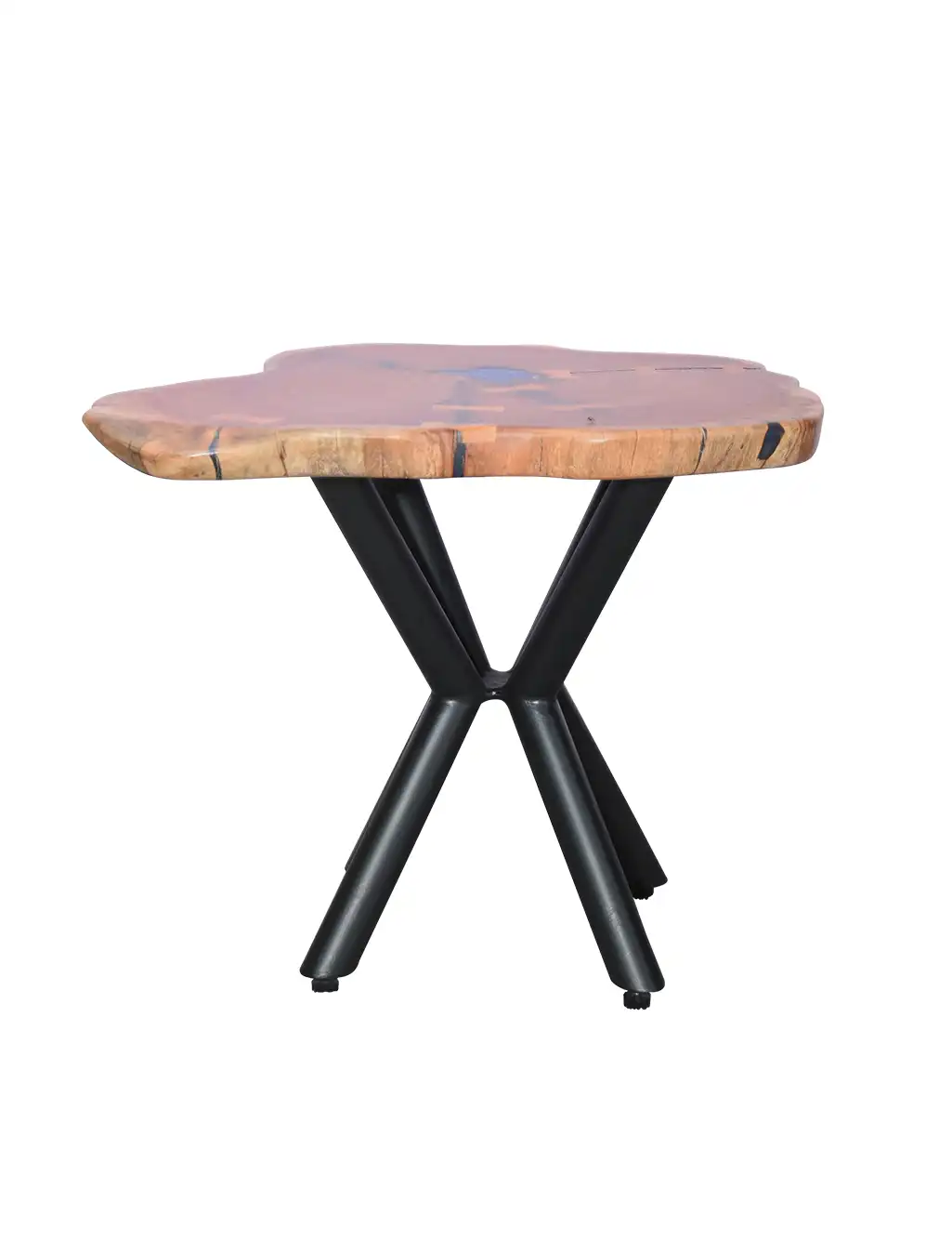blue epoxy coffee table
