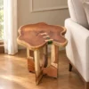 live edge epoxy coffee table