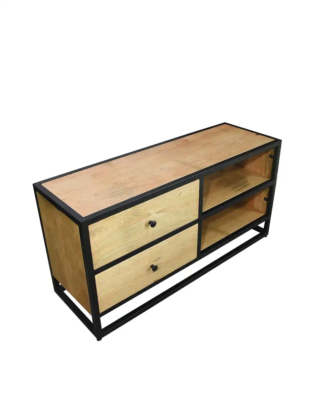 mango wood TV console
